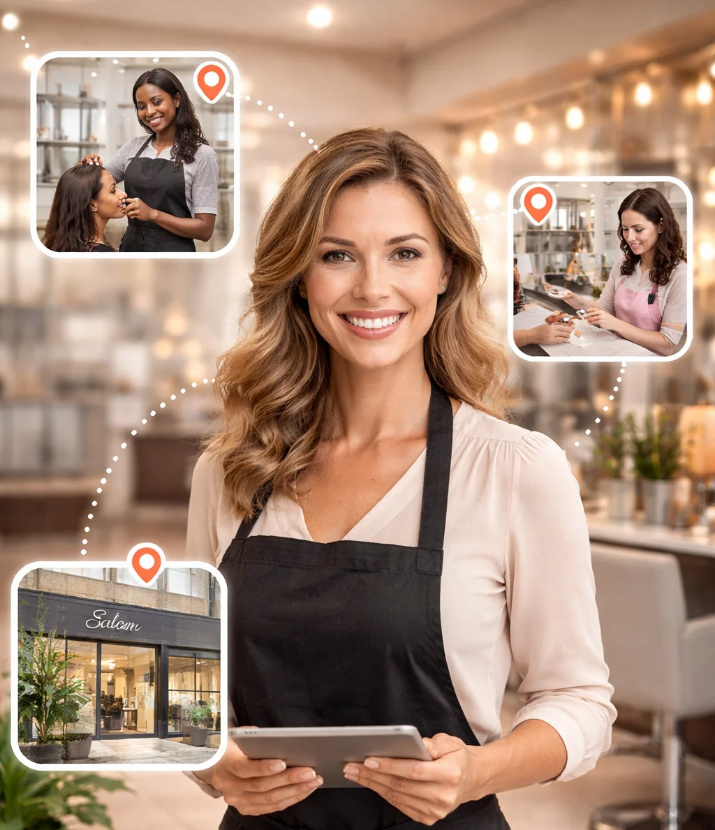 Salon Owner Managing Multiple Salon Outlets
