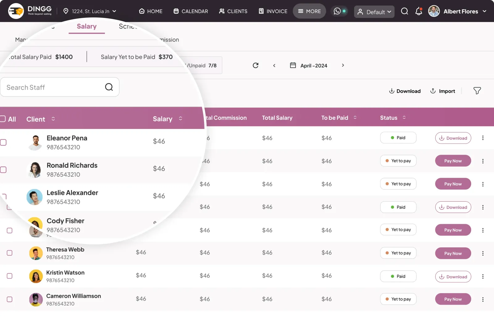 Automated Payroll & Commissions