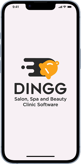 DINGG Business app on a smartphone