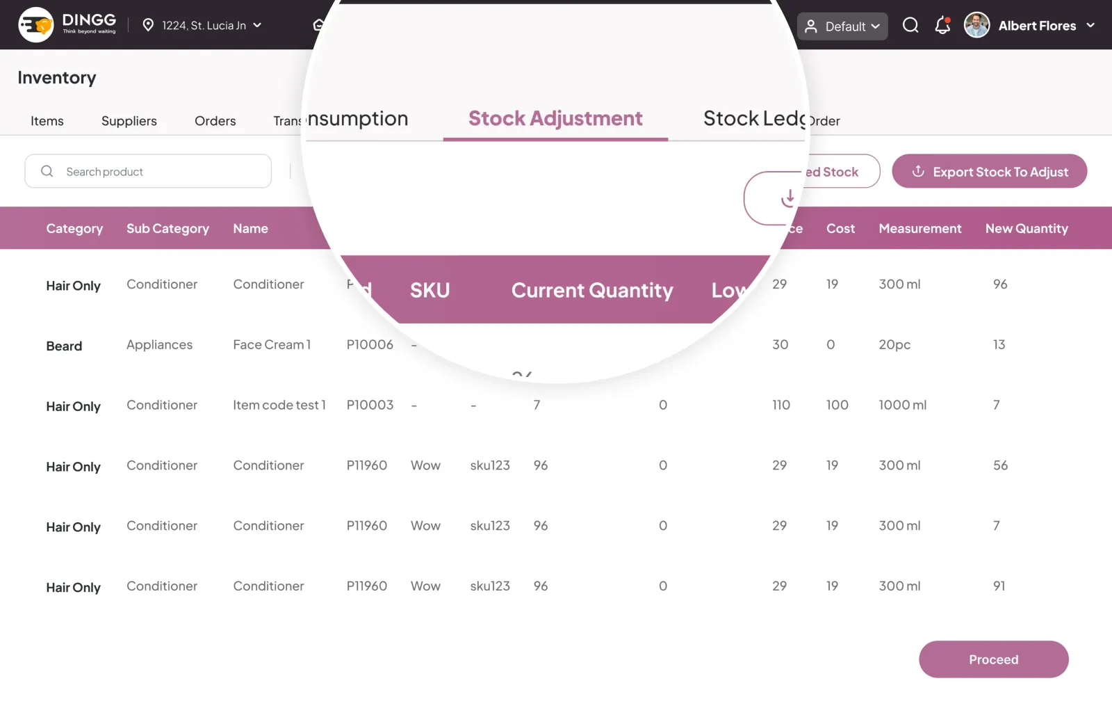 Flexible Stock Adjustment Tools