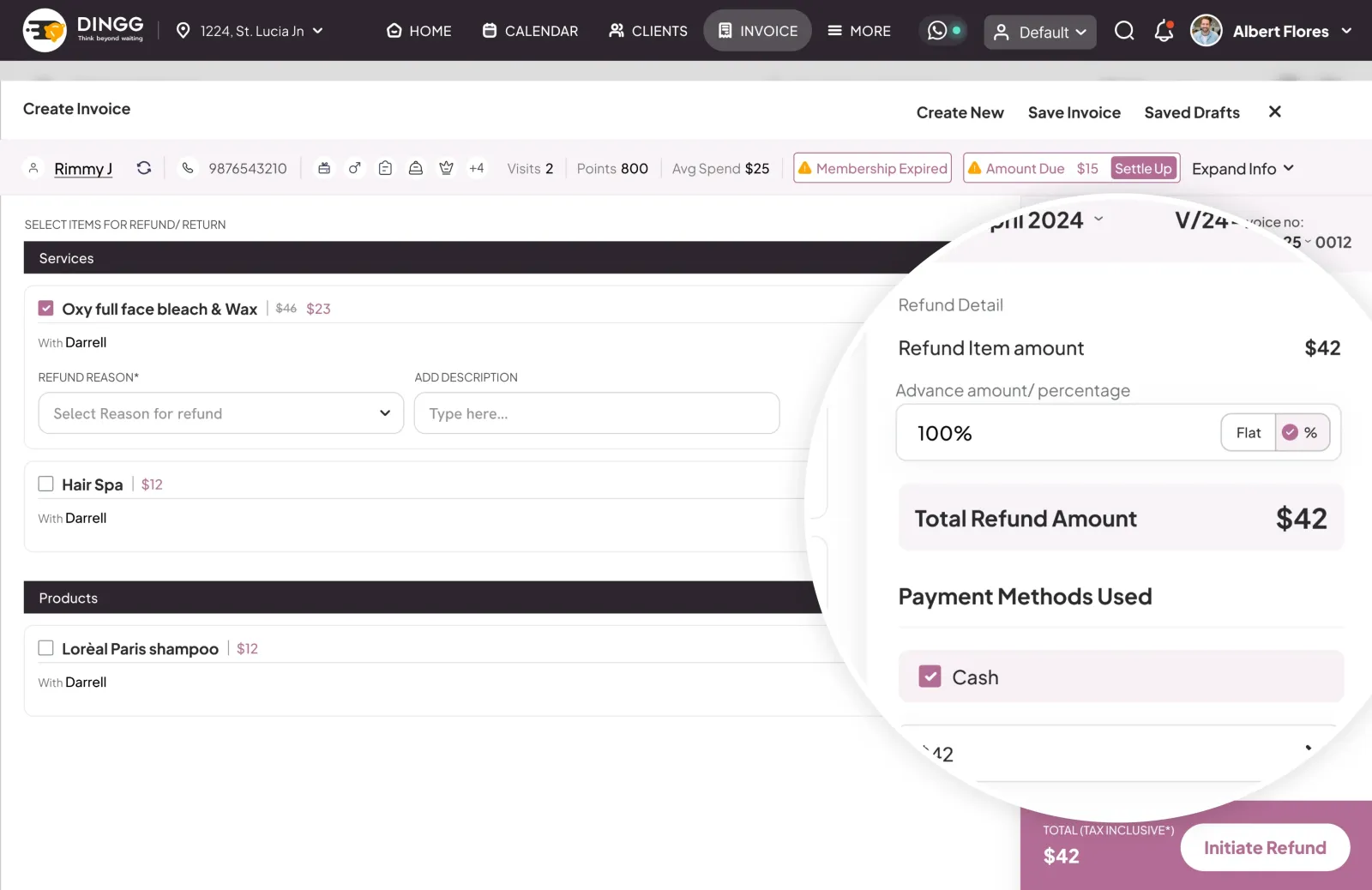 Manage Wallet & Deposits Mention