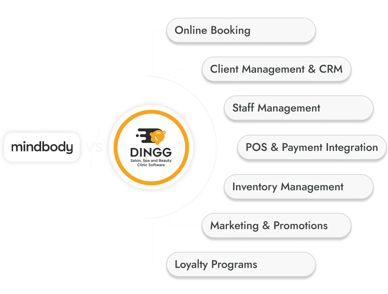MindBody Alternative Hero DINGG