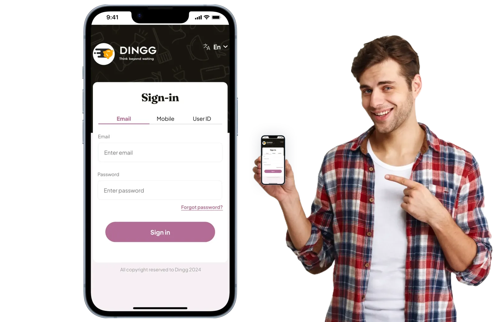Mobile App & Self-Service Portal
