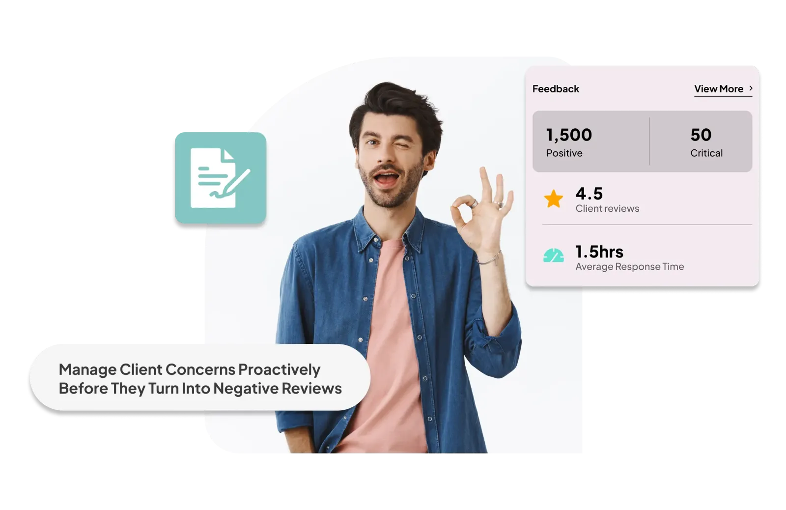 Reputation Boosting Client Feedback System